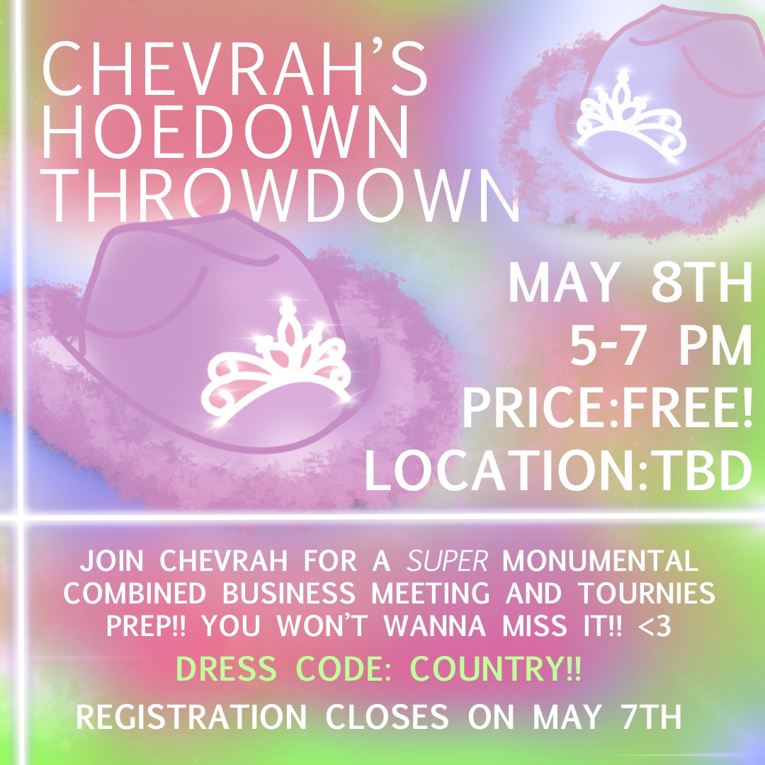 Chevrah's Hoedown Throwdown/ Tournies Prep#1 image