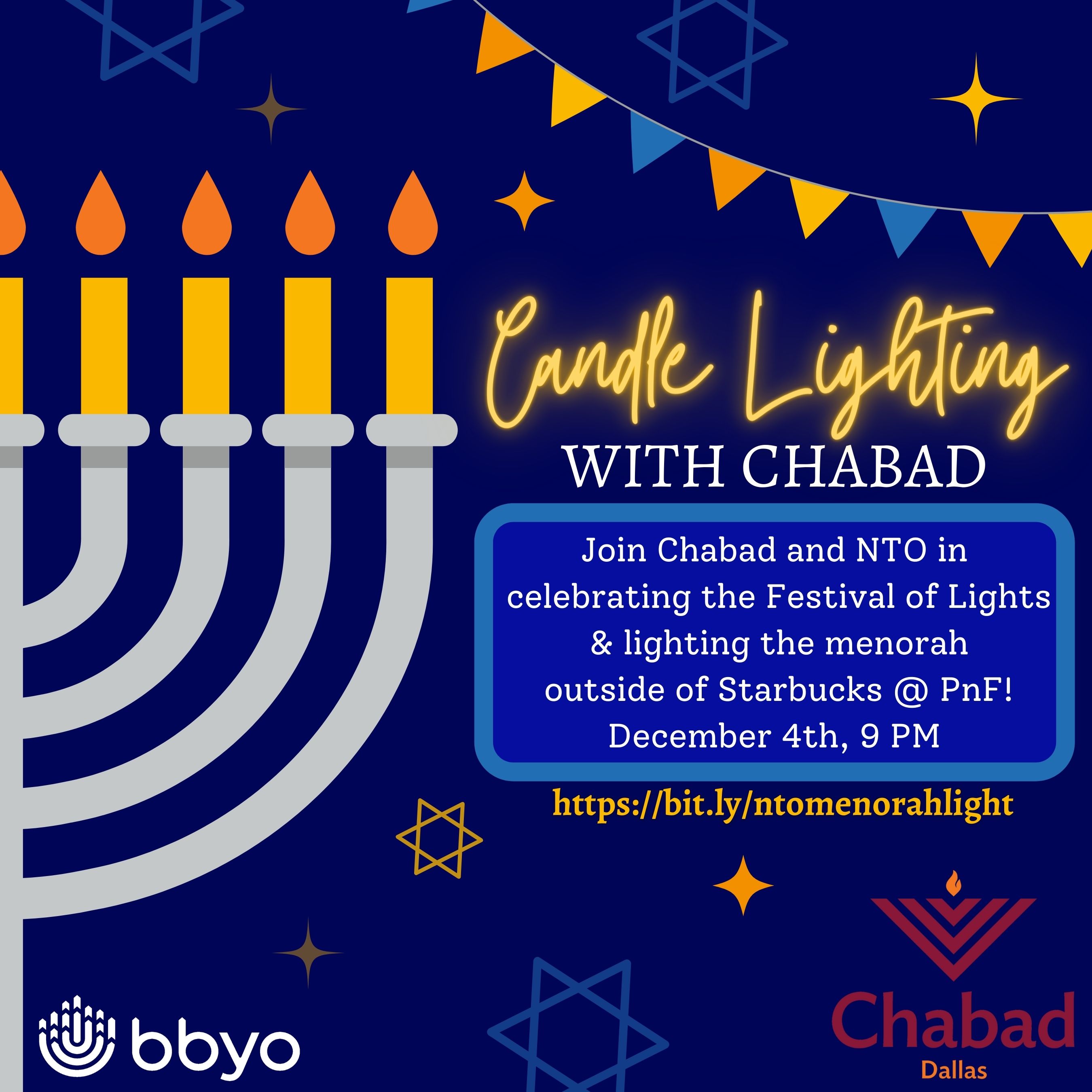 Menorah Light with Chabad image