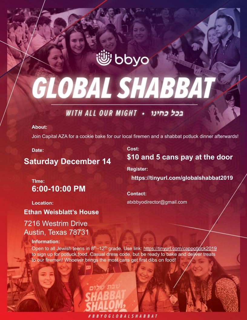 Capital Global Shabbat image