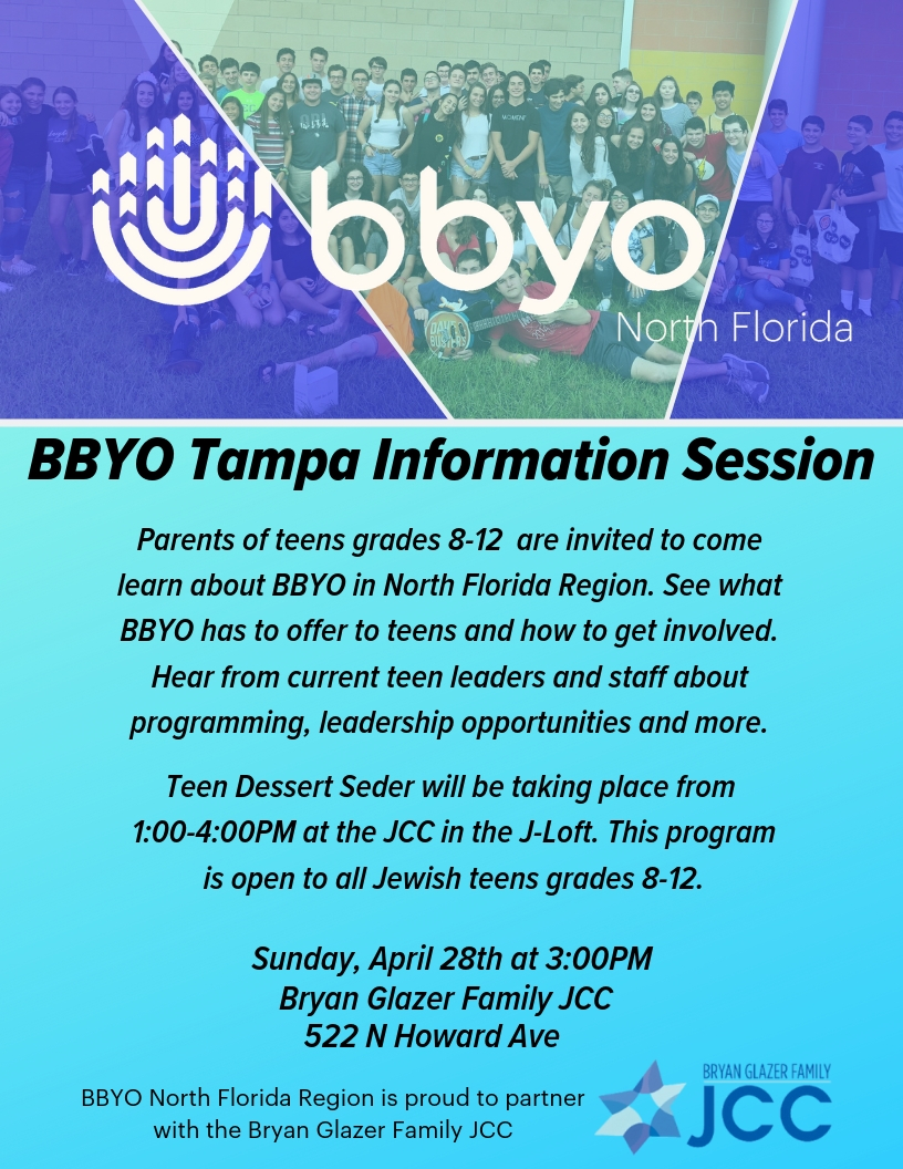 Tampa BBYO Parent Information Session image